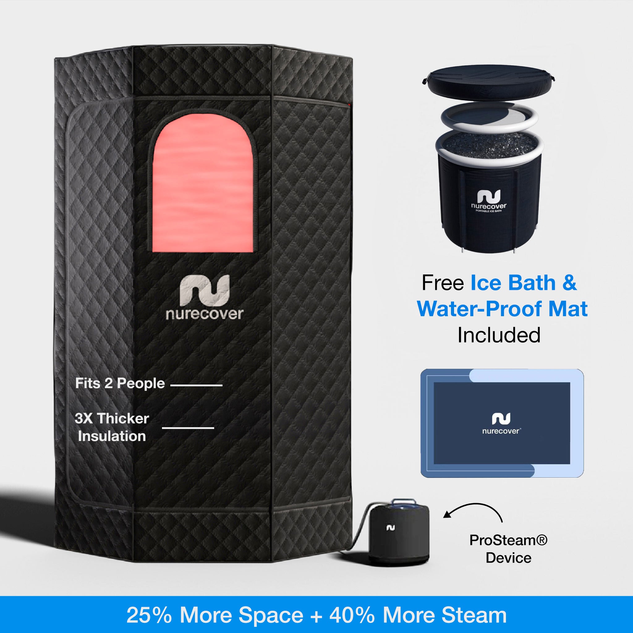 nurecover Tropic® Home Steam Sauna - FB (Copy) - nurecover