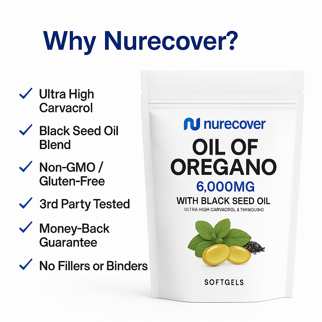 Nurecover® Oil Of Oregano Softgels