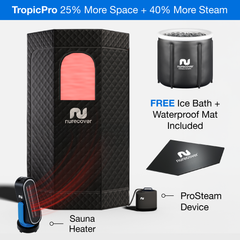 nurecover Tropic® Home Sauna + Ice Bath