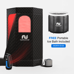 nurecover Tropic® Home Sauna + Ice Bath